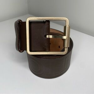 Louis Vuitton Printed Leather Belt Automne Hiver